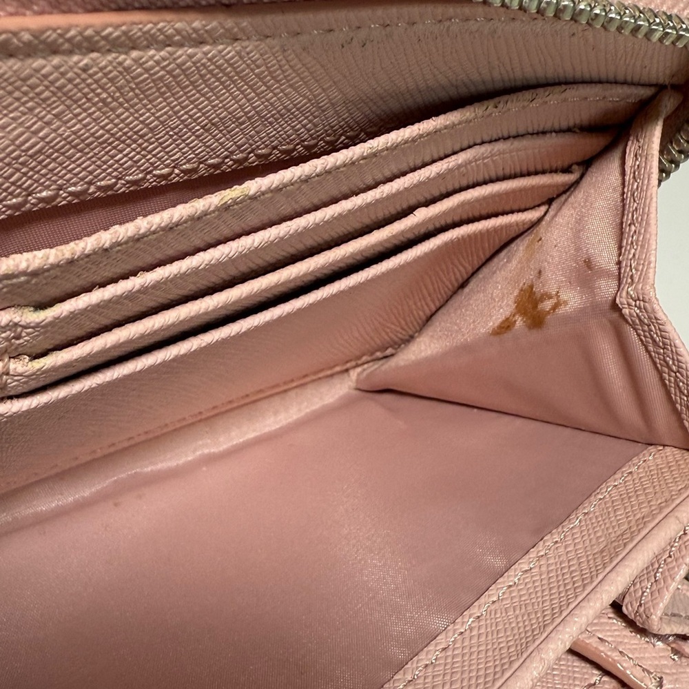 Coach Pink Leather Wallet - Picture 7 of 12